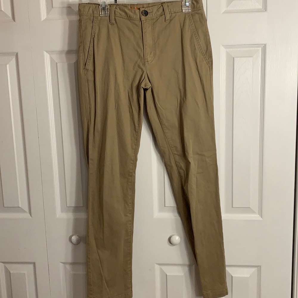 Men’s Slim Straight Khaki Pants